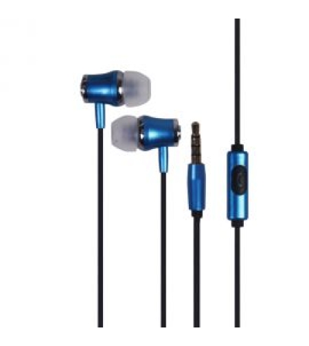 אוזניות + מיקרופון SILVER LINE FDH-105 BLUE