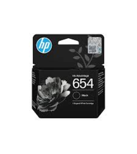 ראש דיו מקורי שחור HP 654 BLACK