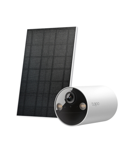 מצלמת רשת אבטחה 3MP + פאנל סולארי TP-LINK Tapo C410 KIT