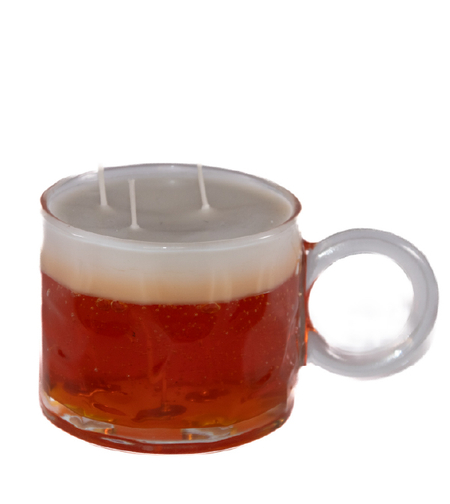 נר כוס בירה קטנה