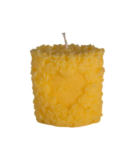 בלוק פרחים LOVE - צהוב