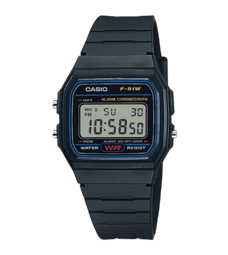 שעון יד דיגיטלי Casio F-91W-1DG | פונקציונלי, אלגנטי, יומיומי – עכשיו ב־Tactiranger