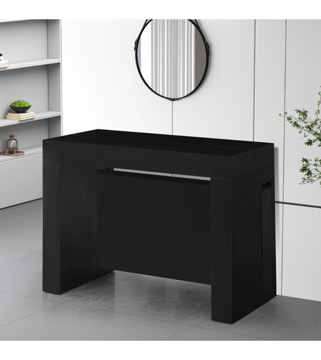 קונסולה נפתחת לפינת אוכל 3 מטר דגם הרמס Hermes שחור | מבית WOODY