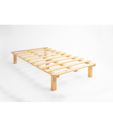 בסיס מיטה מעץ אורן מלא וחזק במיוחד