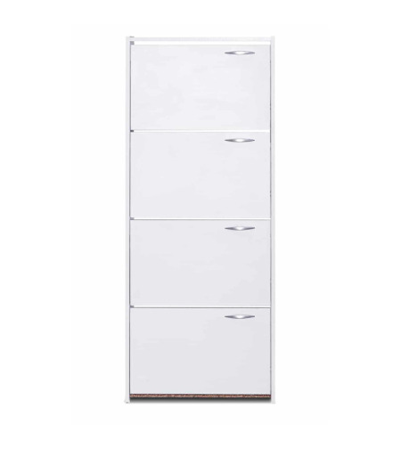 ארון נעליים 4 דלתות דגם רפי לבן 126 מבית יראון YIRON - תוצרת ישראל