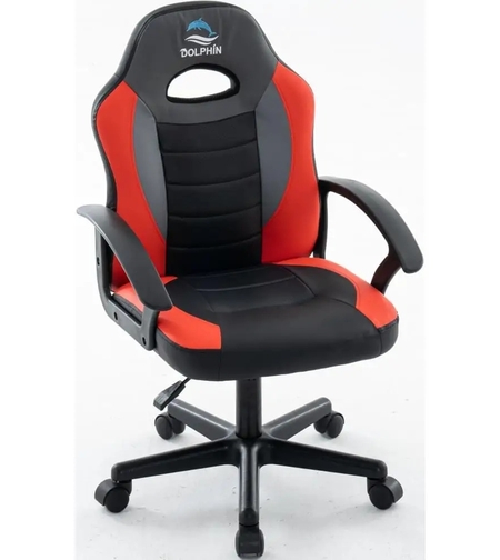 כיסא גיימינג לנוער דגם דולפין Dolphin אדום