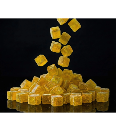 קוביות פרי בטעם אננס | 50גרם