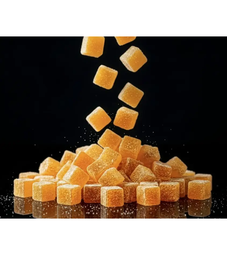 קוביות פרי בטעם מנגו תפוז | 50גרם