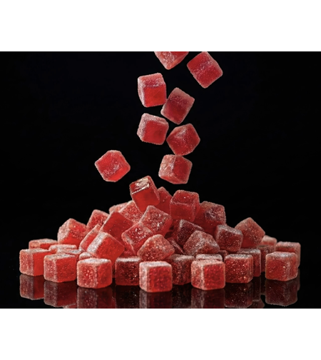 קוביות פרי בטעם פטל | 50גרם