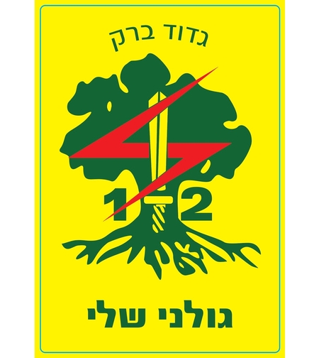 מדבקה גדוד 12