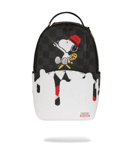 PEANUTS SNOOPY PAINTING SHARK DLXSV BACKPACK