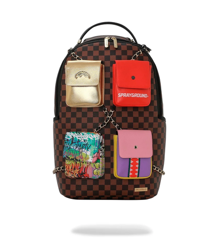 HANGING POCKETS MIX UP BACKPACK