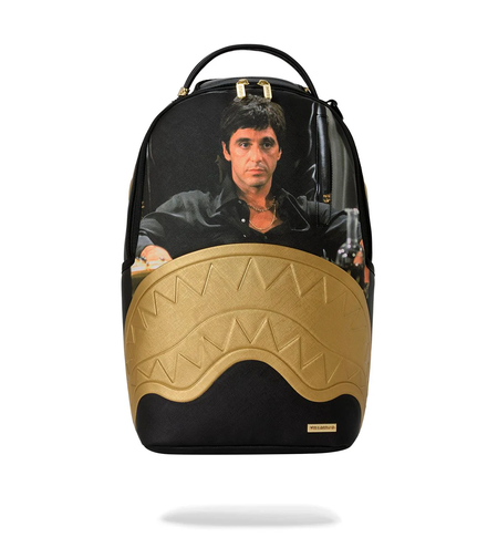 SCARFACE GOLD EMBOSSED BACKPACK