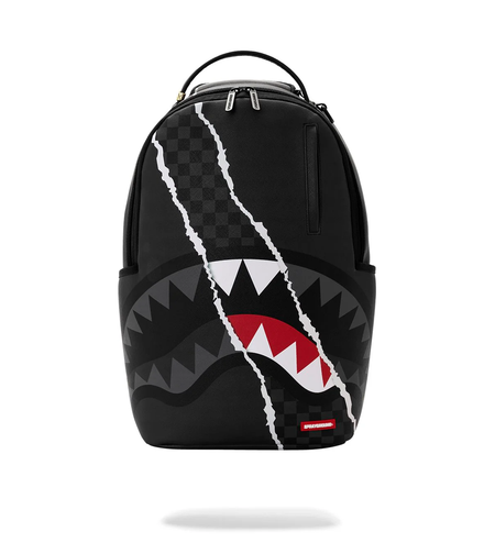 CENTER RIP REVEALING GRAY CHECK BACKPACK
