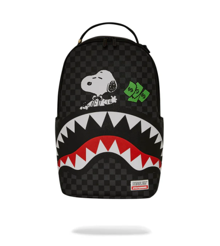 PEANUTS SNOOPY TOP SHARK MONEY DLXSV BACKPACK