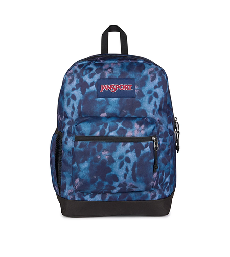 תיק גב ג'נספורט JanSport דגם Cross Town Plus - שחור פרחוני מעושן