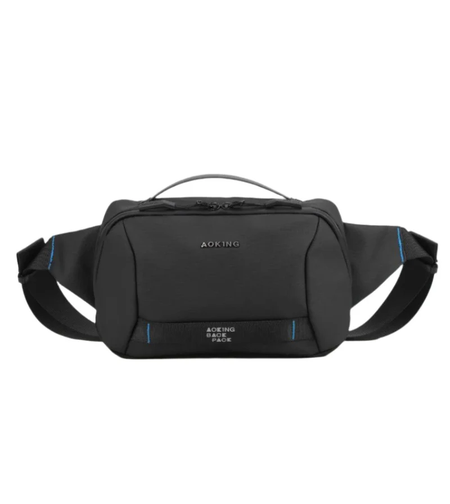 פאוץ / תיק צד איכותי לגבר מבית AOKING דגם SY2285 – שחור