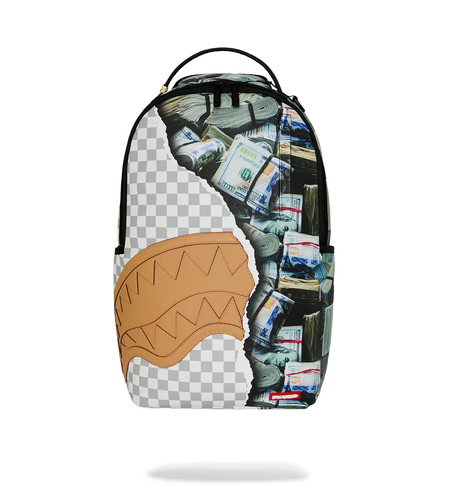 CREAM CHECK FULL OF CASH BACKPACK