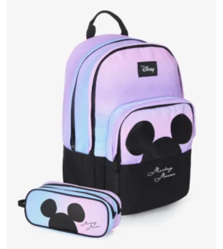 תיק+קלמר Disney Gradient Mickey