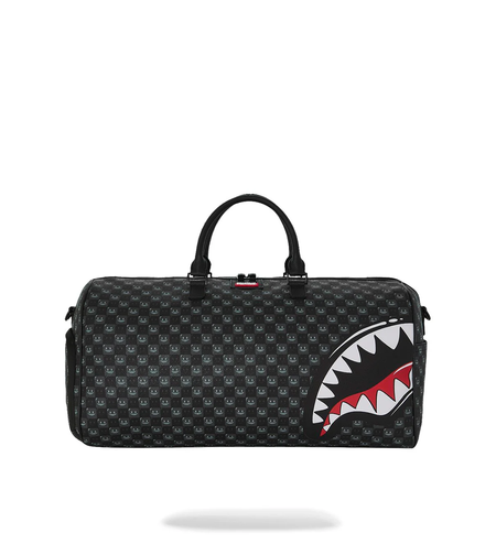 SHARKS IN PARIS WTF BUBBLY BLACK CHECK DUFFLE