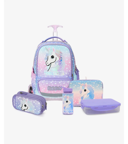 מארז X-Fix trolley Unicorn לילך - קל-גב