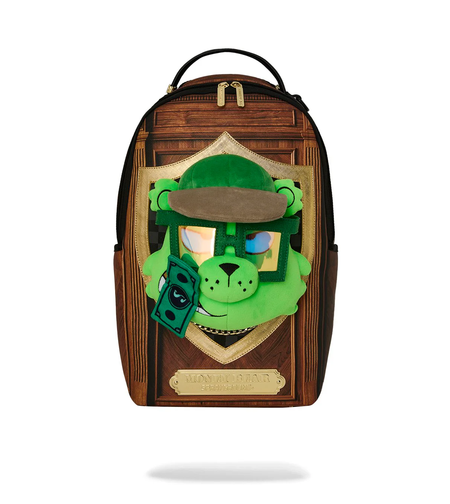 MOUNTED MONEYBEAR HEAD BACKPACK