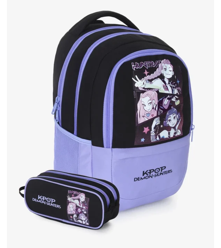 תיק+קלמר Kpop Purple Black