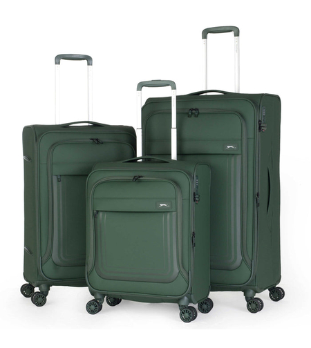 סט 3 מזוודות בד פרימיום  SLAZENGER דגם ICON