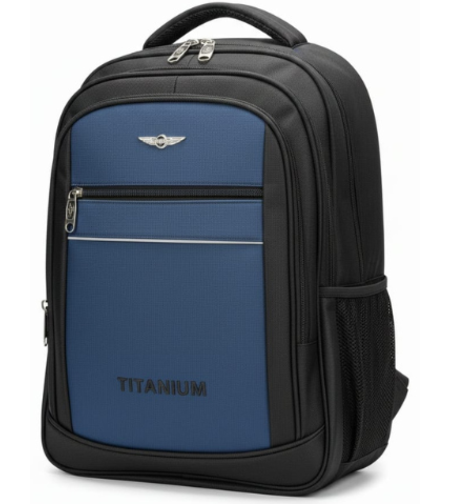 תיק גב יוקרתי טיטניום עם חיבור USB – תיק מעוצב, איכותי ונוח