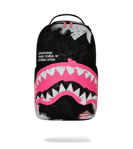 SHARK CENTRAL SORBET HAND PAINTED DLX-COTTON BACKPACK