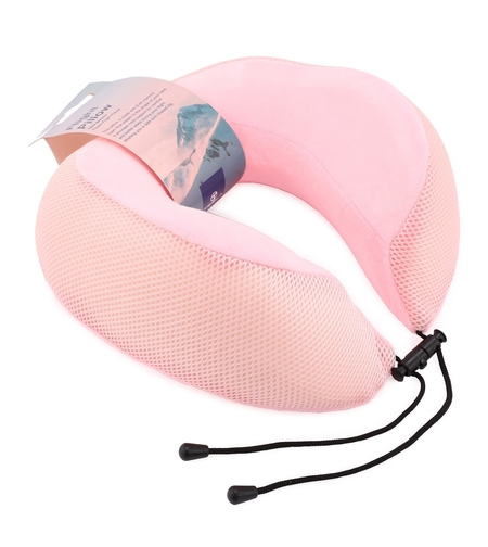 כרית טיסה איכותית צבע ורוד