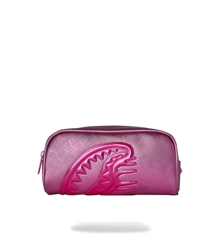 METALLIC PINK METALLIC DRIP POUCH