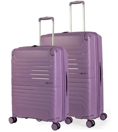 צמד מזוודות קשיחות Slazenger Spirit – סט 2 חלקים (28″ + 24″) - סגול