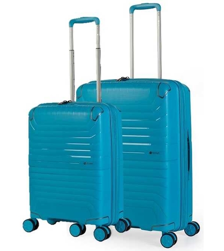 סט מזוודות קשיחות בינונית + קטנה 24+20 אינצ’ Slazenger Spirit