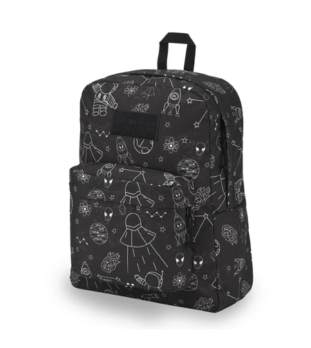 תיק גב ג'נספורט JanSport דגם SuperBreak Plus - הדפס עיר קוסמית