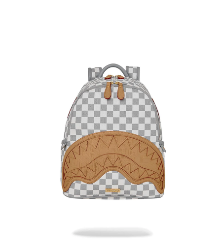 EMBOSSED CREAM CHECK SAVAGE BACKPACK