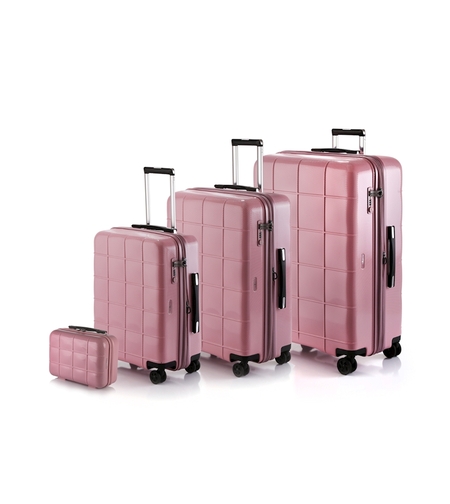 מזוודה קשיחה דגם Echolac Square Plus – גודל 28″ במבחר צבעים