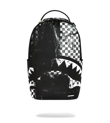 PAINTED OVER CHECK BACKPACK