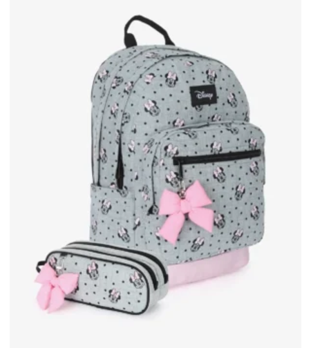 תיק+קלמר Disney Grey Minnie