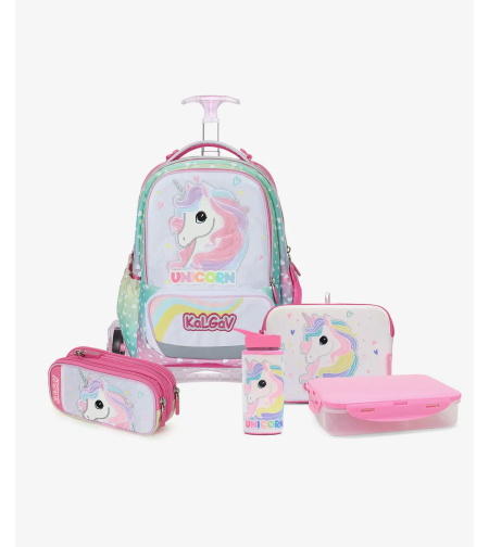 מארז X-Fix trolley Unicorn ורוד