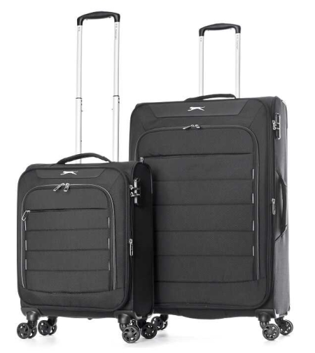 סט מזוודות קלות משקל גדולה (28”) וקטנה (20”) Slazenger C Lite
