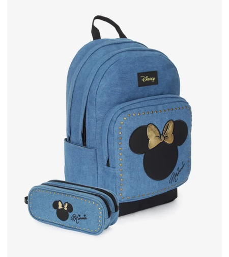 תיק+קלמר Disney Denim Minnie