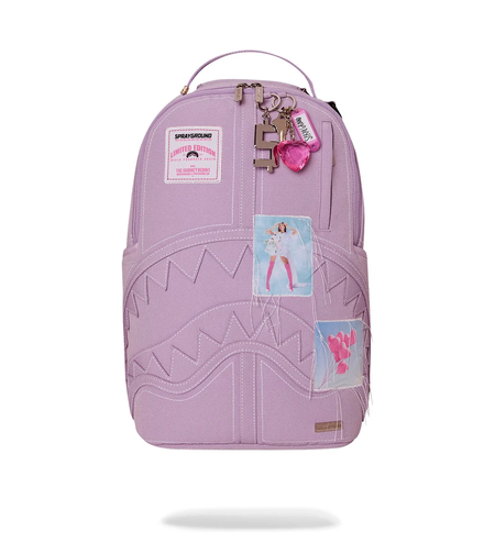 PURPLE CANVAS STITCH BACKPACK