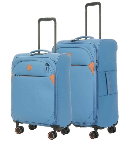 צמד מזוודות מבד חסין למים בינונית (24″) + קטנה (20″) Verage Cambridge