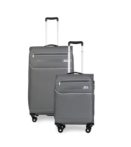 סט מזוודות Slazenger C‑Lite 28″+20″ אפור