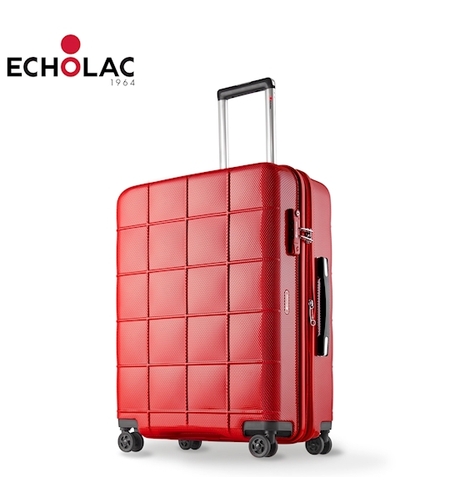 מזוודה קשיחה דגם Echolac Square Plus – גודל 20″ במבחר צבעים