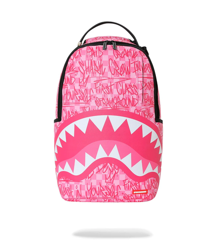PINK CHECK GRAFFITI DLXSV BACKPACK