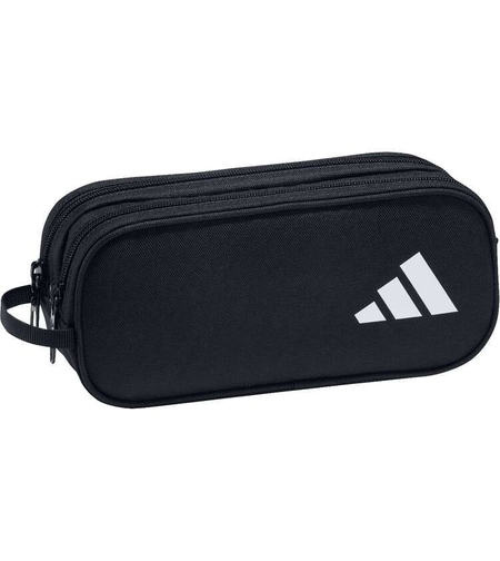 קלמר אדידס Adidas מקורי - שחור בעיצוב לוגו לבן קלאסי