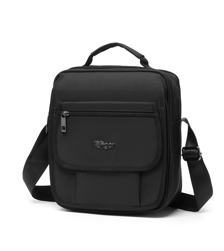 Vigor תיק צד לגברים דגם B08830-1 - שחור