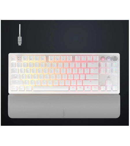 מקלדת מכנית לבנה CORS K70 PRO TKL MGX Switch